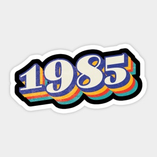 1985 Birthday Year Sticker